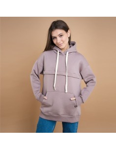 Sudadera de Maternidad y Lactancia Love and Carry - Cappuccino