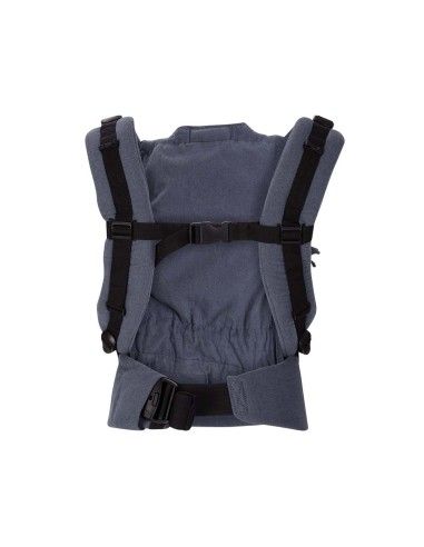 Mochila Portabebés Quokkababy E-Carrier Denim Blue ajuste de espalda