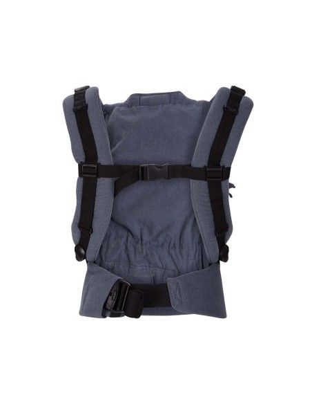 Mochila Portabebés Quokkababy E-Carrier Denim Blue ajuste de espalda