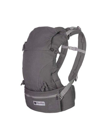 Mochila Portabebés Quokkababy E-Carrier Light Grey