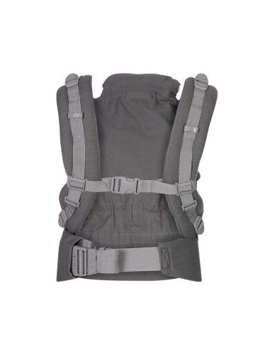 Mochila Portabebés Quokkababy E-Carrier Light Grey Ajuste Espalda