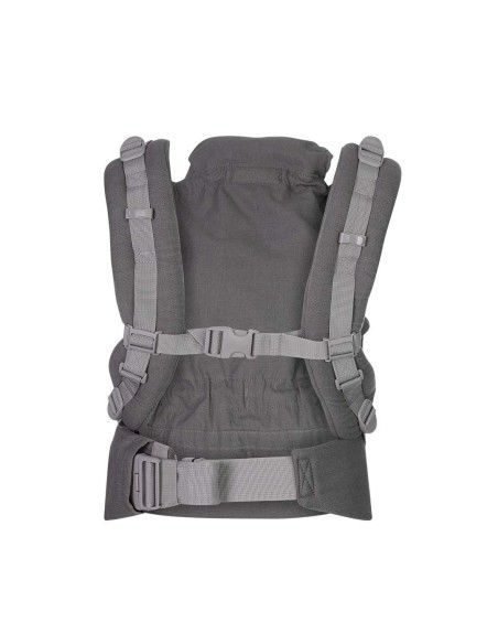 Mochila Portabebés Quokkababy E-Carrier Light Grey Ajuste Espalda