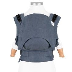 Mochila Portabebés Fidella Fusion Chevron Denim
