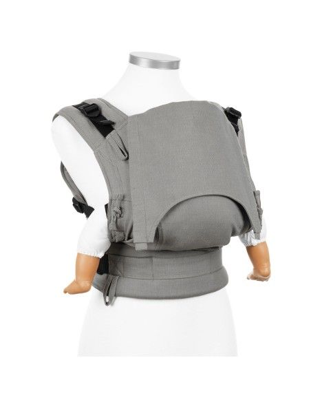 Porteo ergonómico Mochila Portabebés Fidella Fusion Chevron Grey