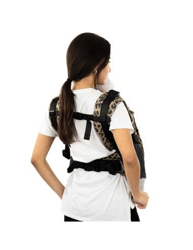 Soporte espalda de la Mochila Fusion Toddler Leopard Gold