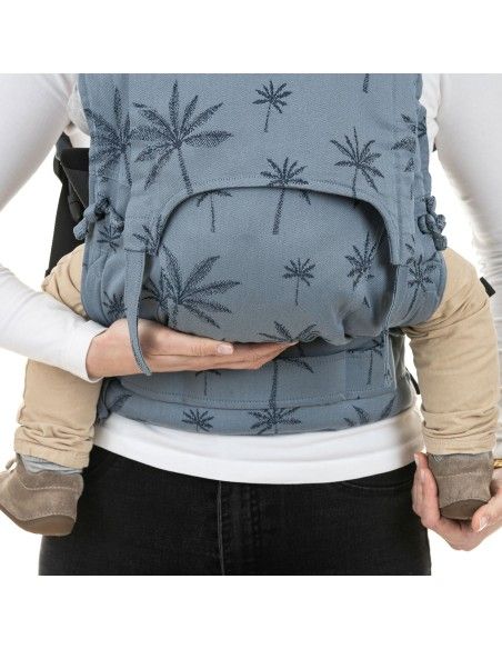 Posición M ergonomica Mochila Portabebés Fidella Fusion Toddler Palm Trees Blue