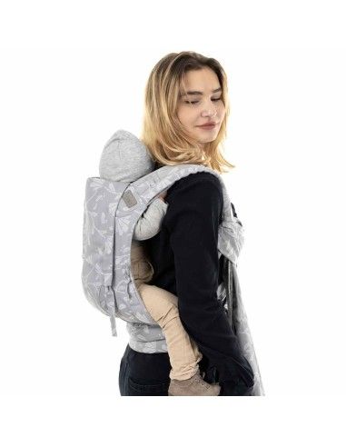Mei Tai Fidella FlyTai Toddler Floral Touch Lunar grey