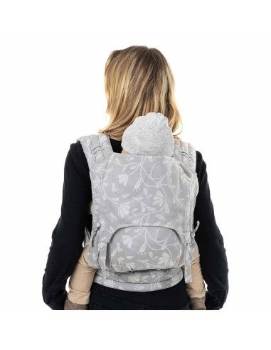 Porteo de espalda Fidella FlyTai Toddler Floral Touch Lunar grey