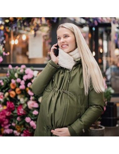 Abrigo de Porteo y Embarazo Wallaby 4 en 1 – Calidad y Estilo