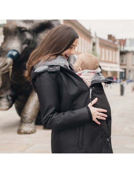 Abrigo de Porteo y Embarazo Wallaby 4 en 1 – Calidad y Estilo