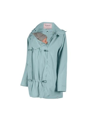 Porteo frente con Chaqueta Numbat Go Menta