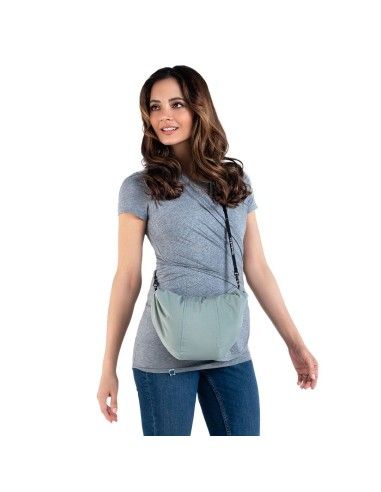 Chaqueta porteo Numbat Go color Menta plagada en bolso