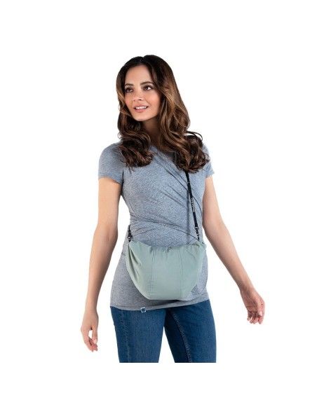 Chaqueta porteo Numbat Go color Menta plagada en bolso