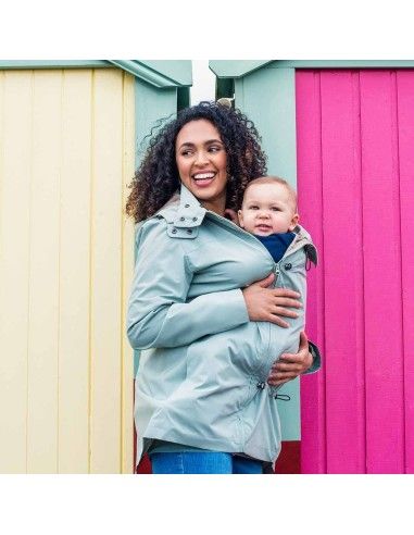 Porteo cómodo y seguro con Chaqueta Numbat Go Menta