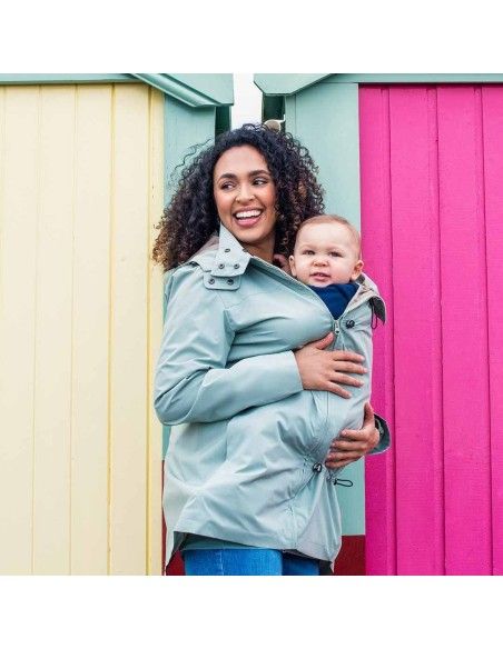 Porteo cómodo y seguro con Chaqueta Numbat Go Menta