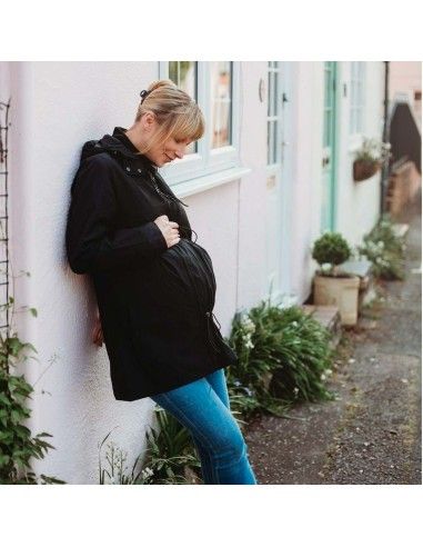 Embarazada Chaqueta de Porteo y Premamá Numbat Go Negra