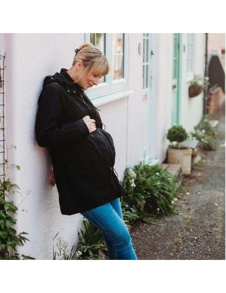 Embarazada Chaqueta de Porteo y Premamá Numbat Go Negra