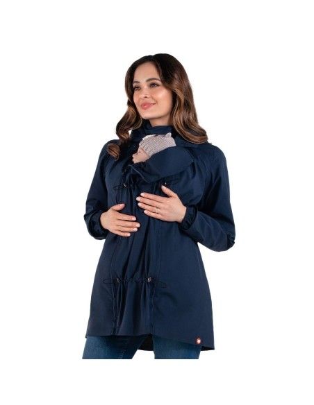 Chaqueta de Porteo y Premamá Numbat Go Wombat London Azul