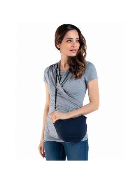 Chaqueta porteo Numbat Go color Azul Marino plagada en bolso