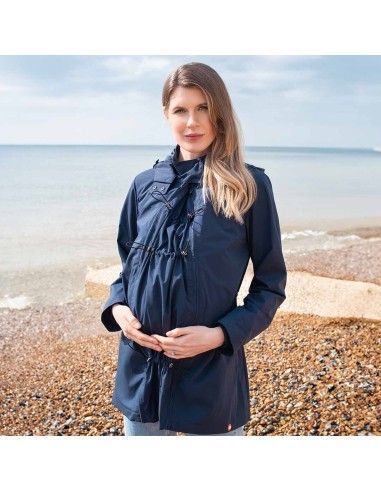 Embarazada Chaqueta de Porteo y Premamá Numbat Go Azul