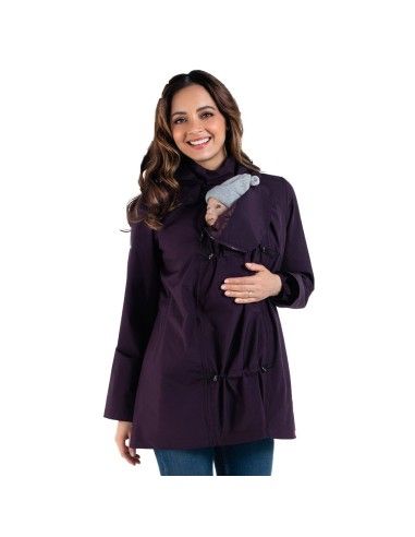 Chaqueta de Porteo y Premamá Numbat Go Wombat London Morada
