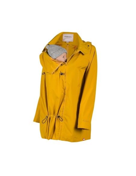 Porteo frente con Chaqueta Numbat Go Mostaza