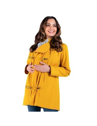 Chaqueta de Porteo y Premamá Numbat Go Wombat London Mostaza