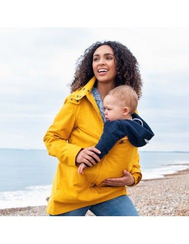 Porteo cómodo y seguro con Chaqueta Numbat Go Mostaza