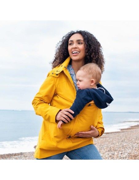 Porteo cómodo y seguro con Chaqueta Numbat Go Mostaza