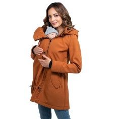 Abrigo de Porteo y Embarazo Wombat Shell de Wombat London Caramel
