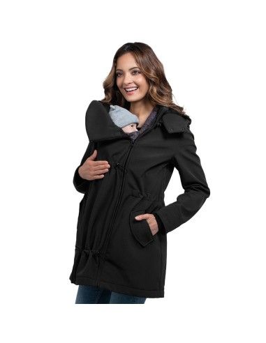 Abrigo de Porteo y Embarazo Wombat Shell de Wombat London Black
