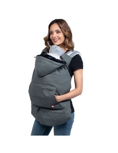 Cobertor de porteo Invierno Wombat London Gris