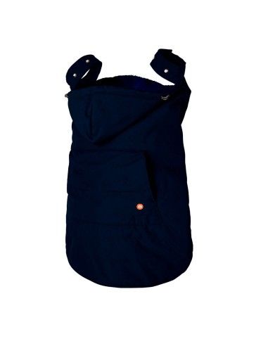 Lateral de Cobertor de porteo Invierno Wombat London azul marino