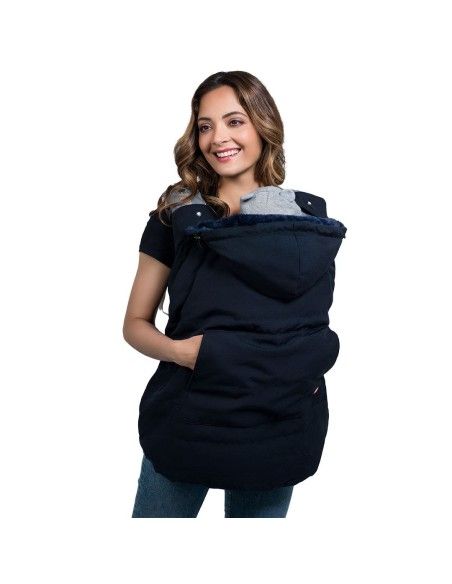 Cobertor de porteo Invierno Wombat London Negro