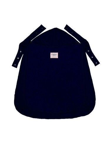 Interior del Cobertor de porteo Invierno Wombat London azul marino