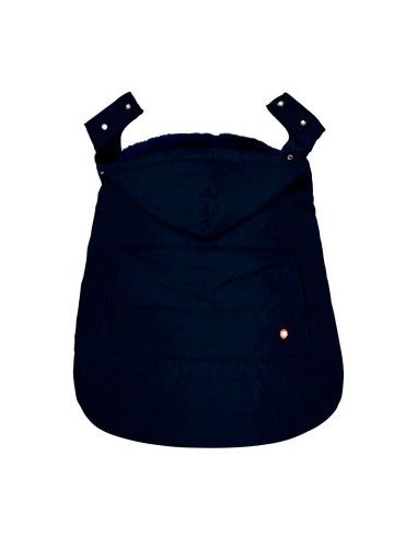 Cobertor de porteo Invierno azul marino Wombat London