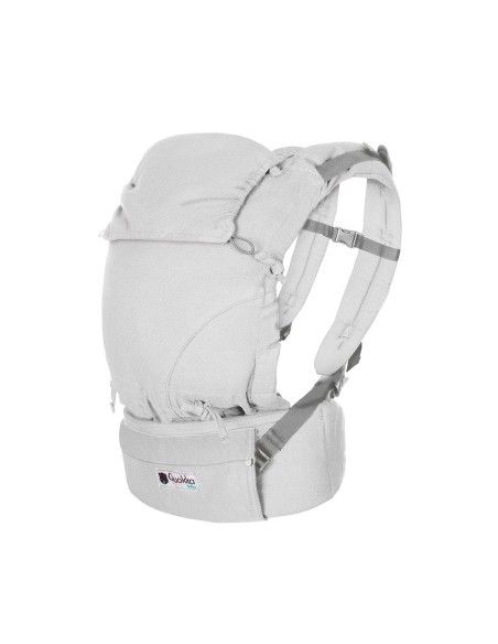 Mochila Portabebés Quokkababy E-Carrier Silver Diamond