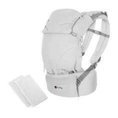 Mochila Portabebés Quokkababy E-Carrier Silver Diamond