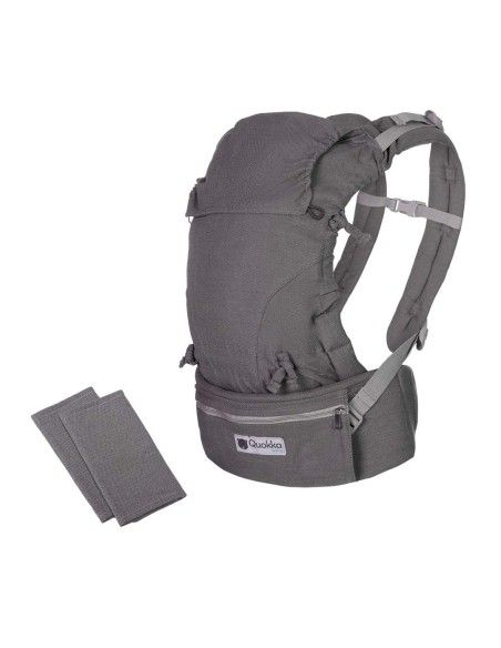 Protectores Incluidos Mochila Portabebés Quokkababy E-Carrier Light Grey