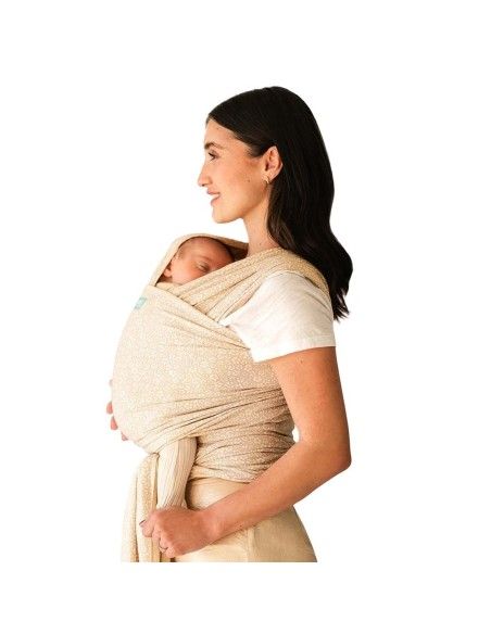 Ajuste cómodo de Fular Portabebés Elástico Moby Wrap Classic Coastal Blooms