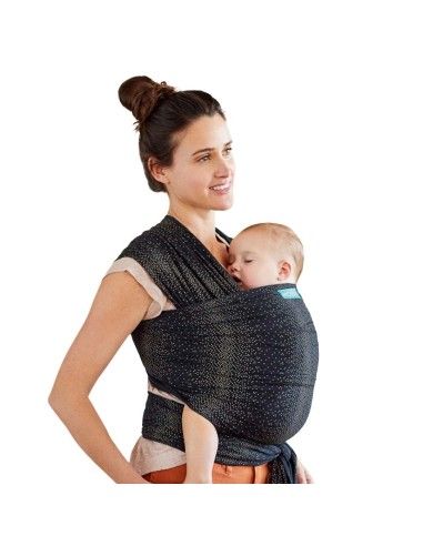 Ajuste cómodo de Fular Portabebés Elástico Moby Wrap Classic Fleck