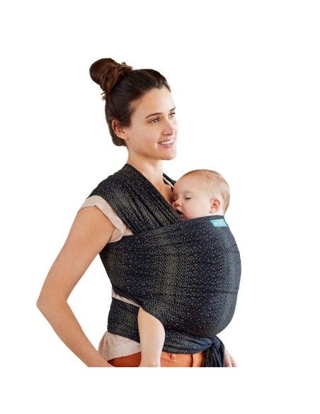 Ajuste cómodo de Fular Portabebés Elástico Moby Wrap Classic Fleck