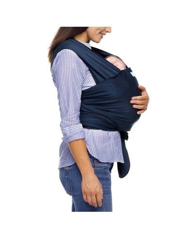 Ajuste cómodo de Fular Portabebés Elástico Moby Wrap Classic Midnight