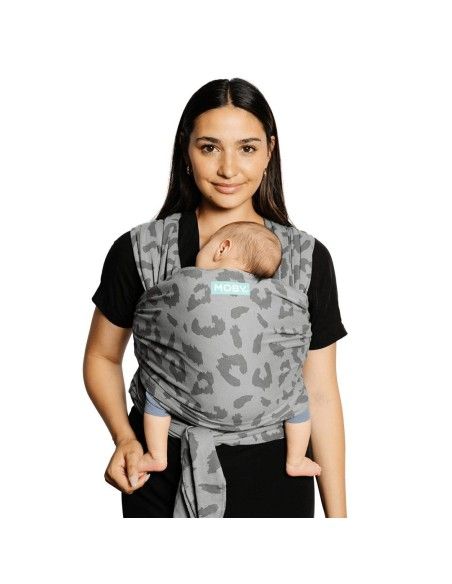 Fular Portabebés Elástico Moby Wrap Classic Night Leopard