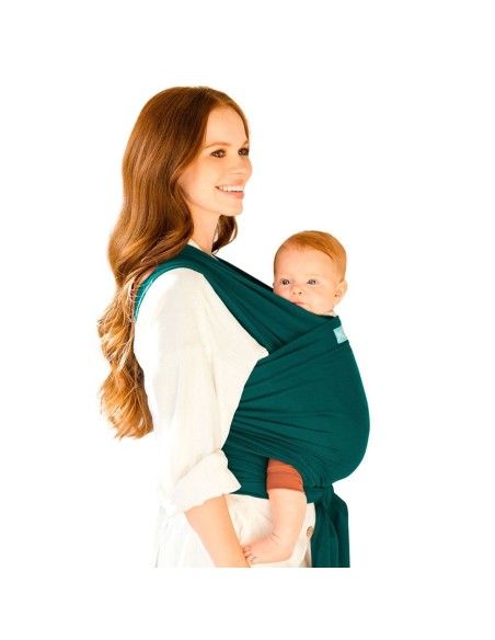 Ajuste cómodo de Fular Portabebés Elástico Moby Wrap Classic Pacific