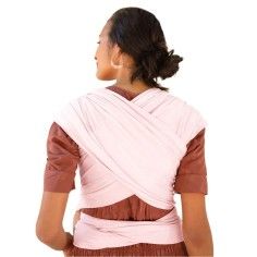Ajuste de espalda de Fular Portabebés Elástico Moby Wrap Classic Rose Quartz
