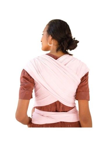 Ajuste de espalda de Fular Portabebés Elástico Moby Wrap Classic Rose Quartz