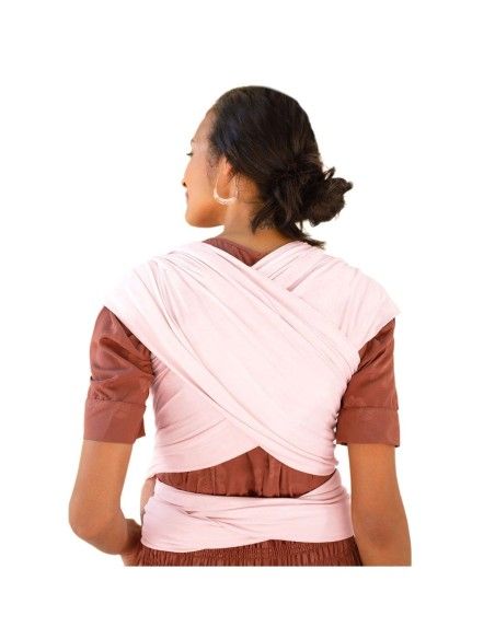 Ajuste de espalda de Fular Portabebés Elástico Moby Wrap Classic Rose Quartz
