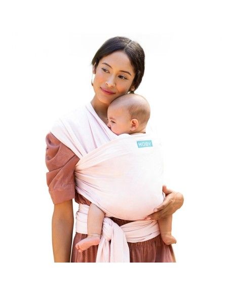 Fular Portabebés Elástico Moby Wrap Classic Rose Quartz