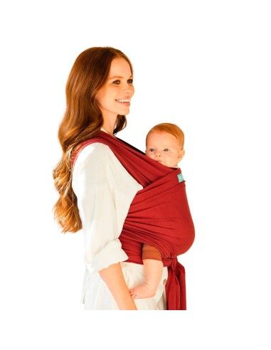 Ajuste cómodo de Fular Portabebés Elástico Moby Wrap Classic Ruby